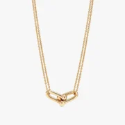 Double Pendant - 18k Gold